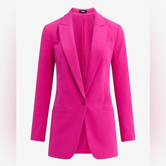 Express Jackets & Blazers - Express Studio Stretch Twill Boyfriend Blazer
